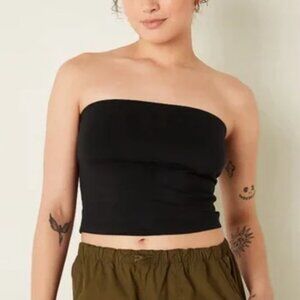 Pink - Black Tube Top